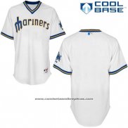 Camiseta Beisbol Hombre Seattle Mariners Blanco Cool Base