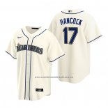 Camiseta Beisbol Hombre Seattle Mariners Emerson Hancock Replica 2020 Crema
