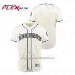 Camiseta Beisbol Hombre Seattle Mariners Hispanic Heritage Flex Base Crema