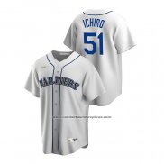 Camiseta Beisbol Hombre Seattle Mariners Ichiro Suzuki Cooperstown Collection Primera Blanco