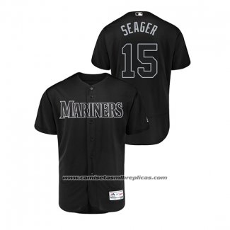 Camiseta Beisbol Hombre Seattle Mariners Kyle Seager 2019 Players Weekend Autentico Negro