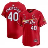 Camiseta Beisbol Hombre St. Louis Cardinals Genesis Cabrera Primera Replica Blanco