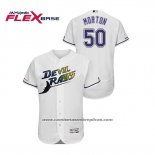 Camiseta Beisbol Hombre Tampa Bay Rays Charlie Morton Turn Back The Clock Flex Base Blanco