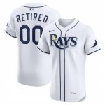 Camiseta Beisbol Hombre Tampa Bay Rays Retired Roster Elite Replica Blanco
