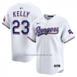 Camiseta Beisbol Hombre Texas Rangers Merrill Kelly Primera Limited Blanco