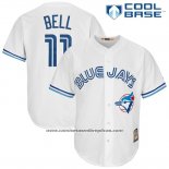 Camiseta Beisbol Hombre Toronto Blue Jays George Bell Blanco Cool Base