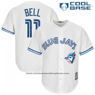 Camiseta Beisbol Hombre Toronto Blue Jays George Bell Blanco Cool Base