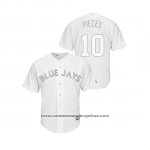Camiseta Beisbol Hombre Toronto Blue Jays Reese Mcguire 2019 Players Weekend Replica Blanco