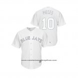 Camiseta Beisbol Hombre Toronto Blue Jays Reese Mcguire 2019 Players Weekend Replica Blanco