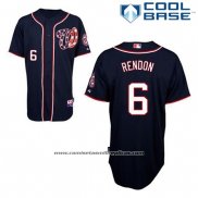 Camiseta Beisbol Hombre Washington Nationals Anthony Rendon 6 Azul Alterno Cool Base