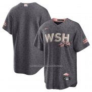 Camiseta Beisbol Hombre Washington Nationals City Connect Replica Gris