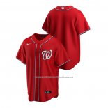 Camiseta Beisbol Hombre Washington Nationals Replica Alterno Rojo