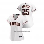 Camiseta Beisbol Mujer Arizona Diamondbacks Archie Bradley 2020 Replica Primera Blanco