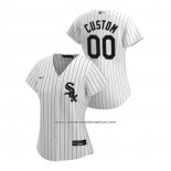 Camiseta Beisbol Mujer Chicago White Sox Personalizada 2020 Replica Primera Blanco