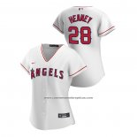 Camiseta Beisbol Mujer Los Angeles Angels Andrew Heaney 2020 Replica Primera Blanco