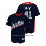Camiseta Beisbol Nino All Star Chris Sale 2018 Home Run Derby American League Azul