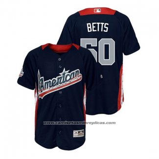 Camiseta Beisbol Nino All Star Mookie Betts 2018 Home Run Derby American League Azul