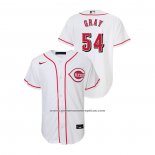 Camiseta Beisbol Nino Cincinnati Reds Sonny Gray Replica Primera Blanco