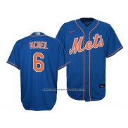 Camiseta Beisbol Nino New York Mets Jeff Mcneil Replica Cool Base Azul