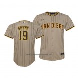 Camiseta Beisbol Nino San Diego Padres Tony Gwynn Replica Cool Base Marron