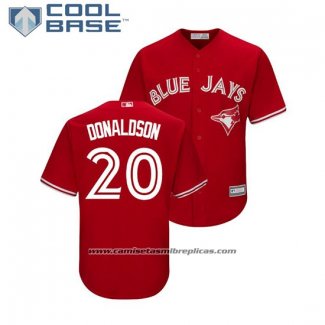 Camiseta Beisbol Nino Toronto Blue Jays Josh Donaldson Cool Base Replica Scarlet