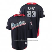 Camiseta Beisbol Hombre All Star Mariners Nelson Cruz 2018 Home Run Derby American League Azul