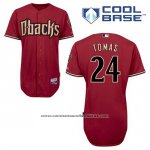 Camiseta Beisbol Hombre Arizona Diamondbacks 24 Yasmany Tomas Rojo Alterno Cool Base Camiseta Beisbol Hombre Arizona Diamondbacks 24 Yasmany Tomas Rojo Alterno Cool Base