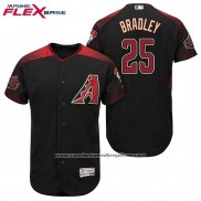 Camiseta Beisbol Hombre Arizona Diamondbacks 25 Archie Bradley Negro Rojo Alterno Flex Base