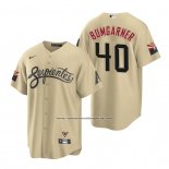 Camiseta Beisbol Hombre Arizona Diamondbacks Madison Bumgarner 2021 City Connect Replica Oro