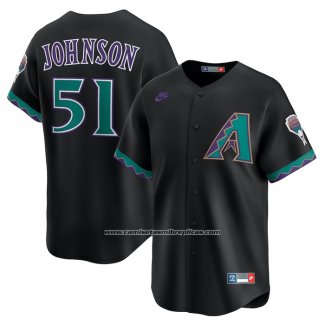 Camiseta Beisbol Hombre Arizona Diamondbacks Randy Johnson Cooperstown Limited Negro