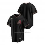 Camiseta Beisbol Hombre Arizona Diamondbacks Replica Alterno Negro