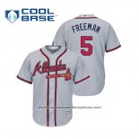 Camiseta Beisbol Hombre Atlanta Braves Freddie Freeman Cool Base Road 2019 Gris