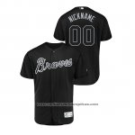 Camiseta Beisbol Hombre Atlanta Braves Personalizada 2019 Players Weekend Autentico Negro Camiseta Beisbol Hombre Atlanta Braves Personalizada 2019 Players Weekend Autentico Negro