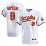 Camiseta Beisbol Hombre Baltimore Orioles Cal Ripken Jr Primera Limited Retired Blanco