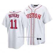 Camiseta Beisbol Hombre Boston Red Sox Rafael Devers Replica 2021 Blanco