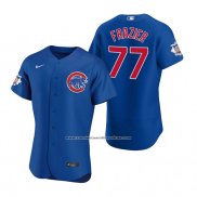 Camiseta Beisbol Hombre Chicago Cubs Clint Frazier Autentico Alterno Azul