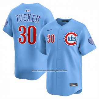 Camiseta Beisbol Hombre Chicago Cubs Kyle Tucker Alternate Limited Azul