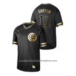 Camiseta Beisbol Hombre Chicago Cubs Yu Darvish 2019 Golden Edition Negro