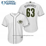 Camiseta Beisbol Hombre Cincinnati Reds 63 Ariel Hernandez Blanco 2018 Alterno Cool Base Camiseta Beisbol Hombre Cincinnati Reds 63 Ariel Hernandez Blanco 2018 Alterno Cool Base