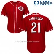 Camiseta Beisbol Hombre Cincinnati Reds Michael Lorenzen 21 Rojo Cool Base