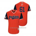 Camiseta Beisbol Hombre Cleveland Indians Dan Otero 2018 LLWS Players Weekend Ot Rojo