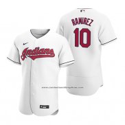 Camiseta Beisbol Hombre Cleveland Indians Harold Ramirez Autentico Primera Blanco