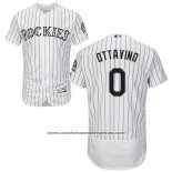 Camiseta Beisbol Hombre Colorado Adam Ottavino Blanco Flex Base