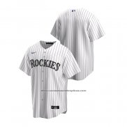 Camiseta Beisbol Hombre Colorado Rockies Replica Primera Blanco