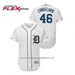 Camiseta Beisbol Hombre Detroit Tigers Jeimer Candelario Flex Base Blanco