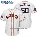 Camiseta Beisbol Hombre Houston Astros Charlie Morton Blanco Cool Base