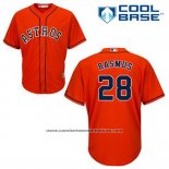 Camiseta Beisbol Hombre Houston Astros Colby Rasmus 28 Naranja Alterno Cool Base