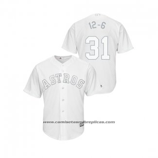 Camiseta Beisbol Hombre Houston Astros Collin Mchugh 2019 Players Weekend 12 6 Replica Blanco