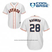 Camiseta Beisbol Hombre Houston Astros Jon Singleton 28 Blanco Primera Cool Base
