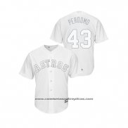 Camiseta Beisbol Hombre Houston Astros Lance Mccullers 2019 Players Weekend Perdomo Replica Blanco